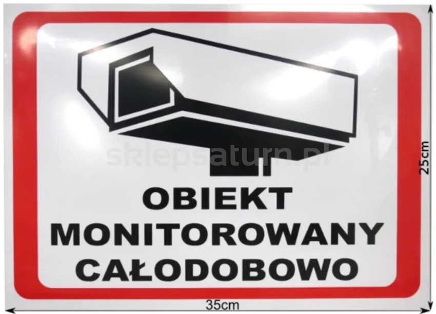 Tablica OBIEKT MONITOROWANY