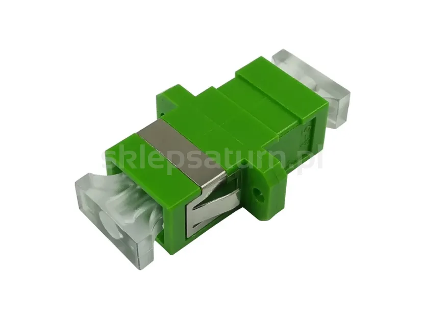 Adapter światłowodowy SC/APC, jednomodowy, simplex, ECO