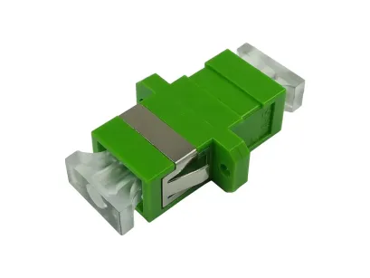 Adapter światłowodowy SC/APC, jednomodowy, simplex, ECO