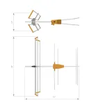 Antena VHF Televes Yagi V BIII, ref. 106601 (10 el.)