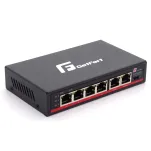 Switch POE Getfort GF-106D-4P-65 4FE x POE + 2FE UPLINK 65W