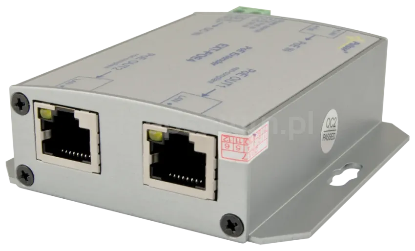 Extender PoE (ZEW. 48V) PULSAR EXT-POE4 do 2 kamer IP