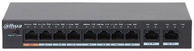 Switch PoE DAHUA PFS3010-8ET-96, 8 port. 96W
