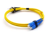 Patchcord SC/UPC-FC/UPC, SM, 9/125, dupleks, 1m