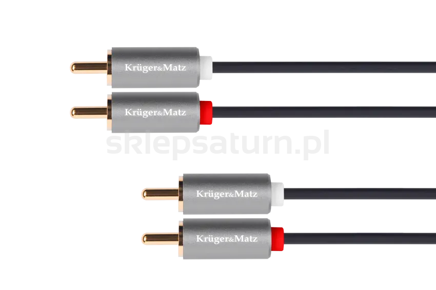Kabel 2x RCA - 2x RCA Kruger&Matz KM1209 1,8m