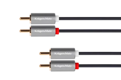 Kabel 2x RCA - 2x RCA Kruger&Matz KM1209 1,8m