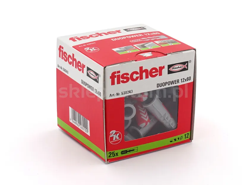 Kołek Fischer DUOPOWER 12x60, 25szt.