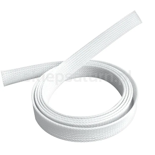 Peszel poliestrowy / maskownica na kable A/V 1m/40mm, Cabletech UCH0207F, biały