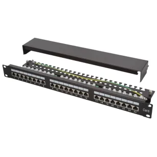 Patch panel STP 19" 24x RJ45 kat.6 Base Link