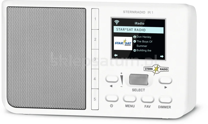 STERNRADIO IR1 BIAŁE RADIO INTERNETOWE TECHNISAT.