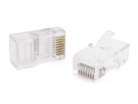 Złącze modularne RJ45 CAT.5e UTP Getfort GF-RJ45P-5UTP,  przelotowe