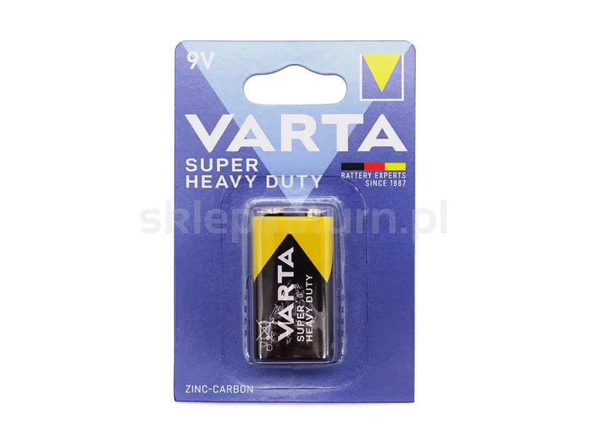 Bateria Varta 9V SUPER HEAVY DUTY