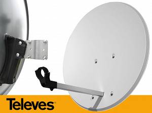 Antena satelitarna Televes 830 Offset WHITE STAL, ref. 792122.