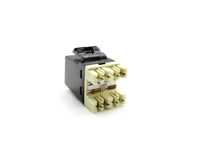 Moduł keystone RJ45 (8P8C) UTP - KAT. 6, typu Krone