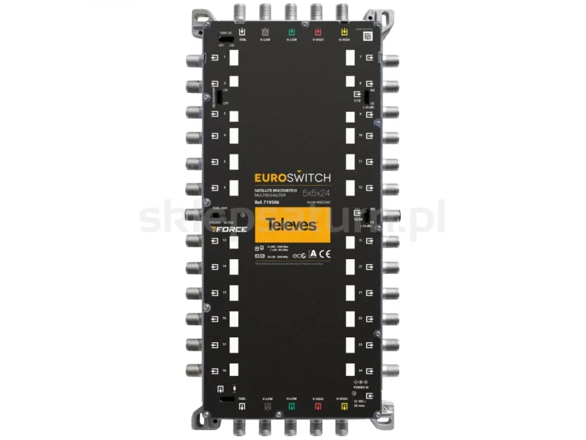 Multiswitch Televes EUROSWITCH 5x5x24 ref. 719506