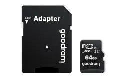 Karta pamięci microSD 64GB GOODRAM + adapter, Class 10 UHS, LXND64GB
