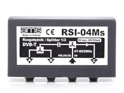 Rozgałęźnik AMS RSI-04Ms, 1x3