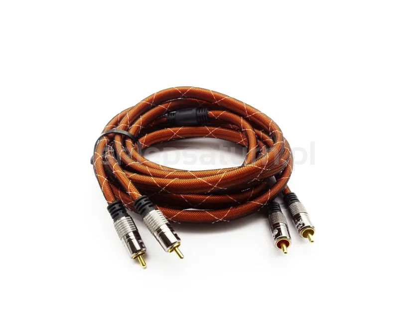 Przyłącze 2x RCA - 2x RCA ,3m OFC, Metronic