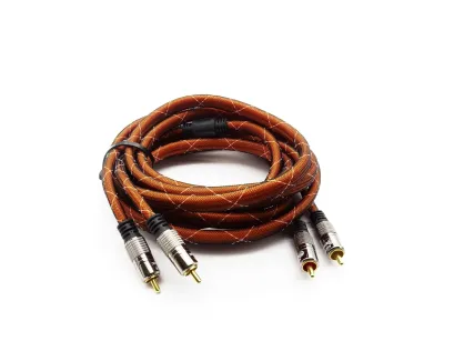 Przyłącze 2x RCA - 2x RCA, 3m OFC, Metronic