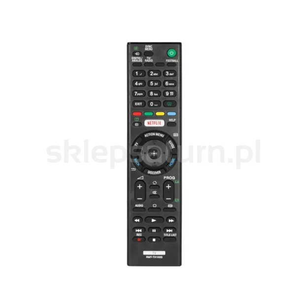 Pilot do SONY BRAVIA NETFLIX  RMT-TX100D LXP100D, zamiennik