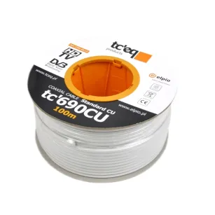 Kabel budynkowy tc'eq tc690CU/100, CU 1.13 Trishield, 100m