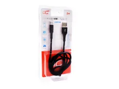 Kabel USB Type C 1m HQ, LX8572B, czarny