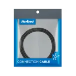 Kabel USB 3w1 microUSB, USB typu C, Lightning REBEL RB-6005-100-B 1m