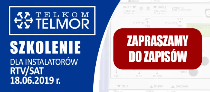 18.06.2019 | ZDJĘCIA - Szkolenie TELKOM-TELMOR Sieci telekomunikacyjnej w budynku wielorodzinnym